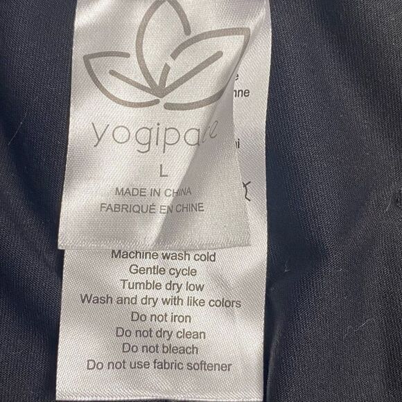 YOGIPACE Skinny Dress Yoga Work & Workout Pants,‎ Size Large P Black Inseam 28” - Picture 5 of 8